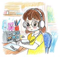 アマチュア無線フリー素材A15