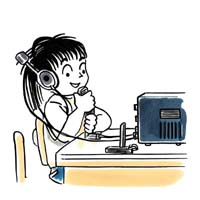 アマチュア無線フリー素材A26