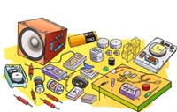 電子工作フリー素材33